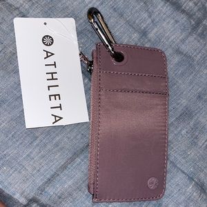 Athleta Purple card case